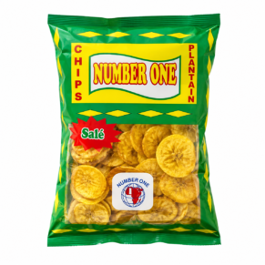 Chips banane plantain salé